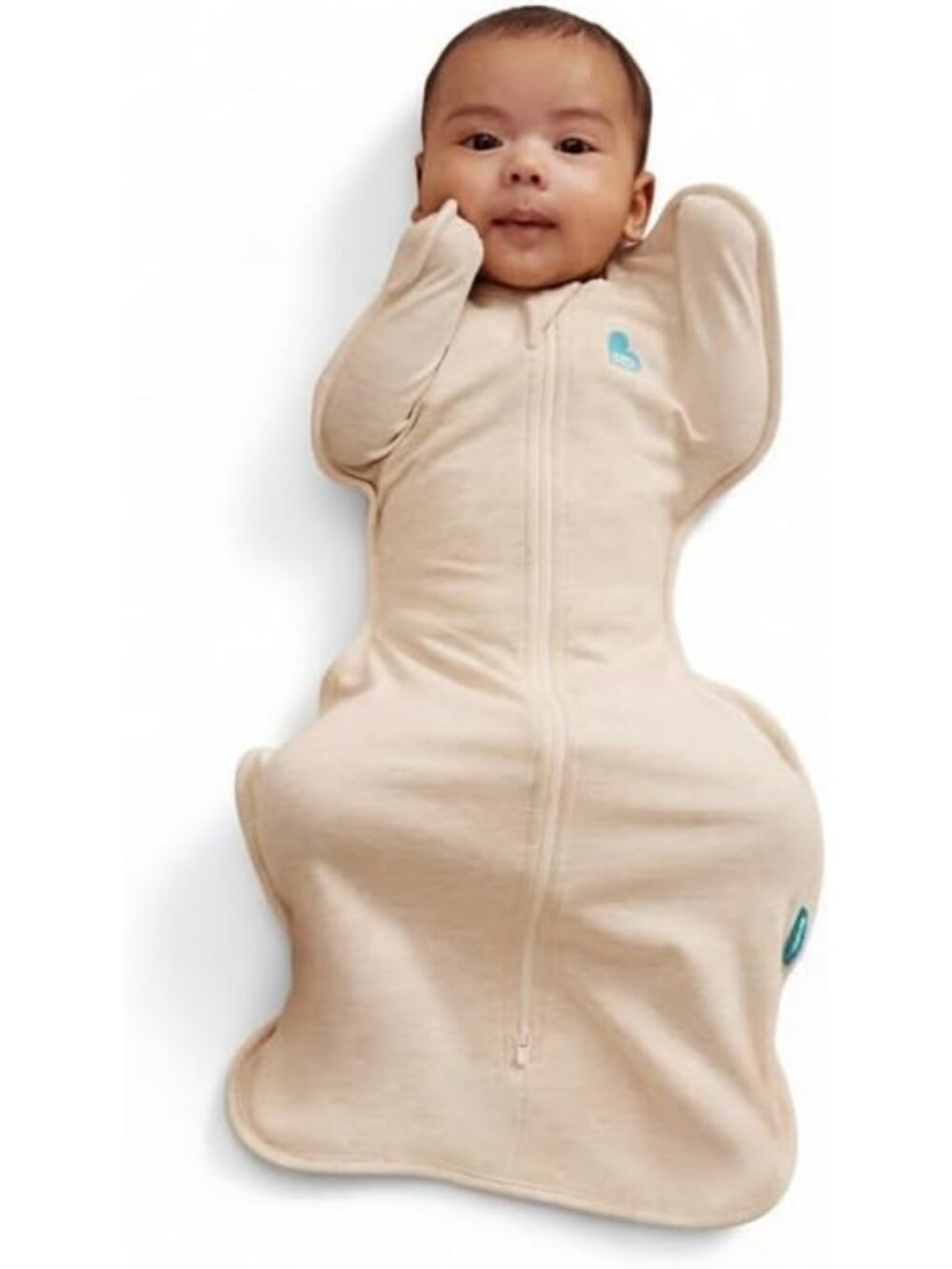 Cozy Baby Sleep Sack Swaddle Up | 1.0 TOG, 5-8.5 lbs, Soft Oatmeal Color